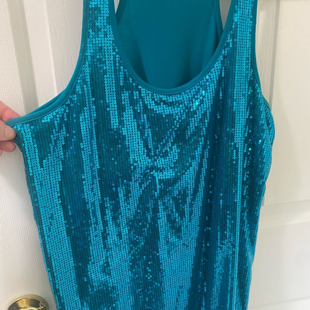 Sequin tank cute and festive!